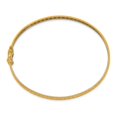 thumbnail image 2 of 14k Yellow Gold Bracelet Bangle Women's 4.75 mm 7 in Polished Safety Clasp, 2 of 4