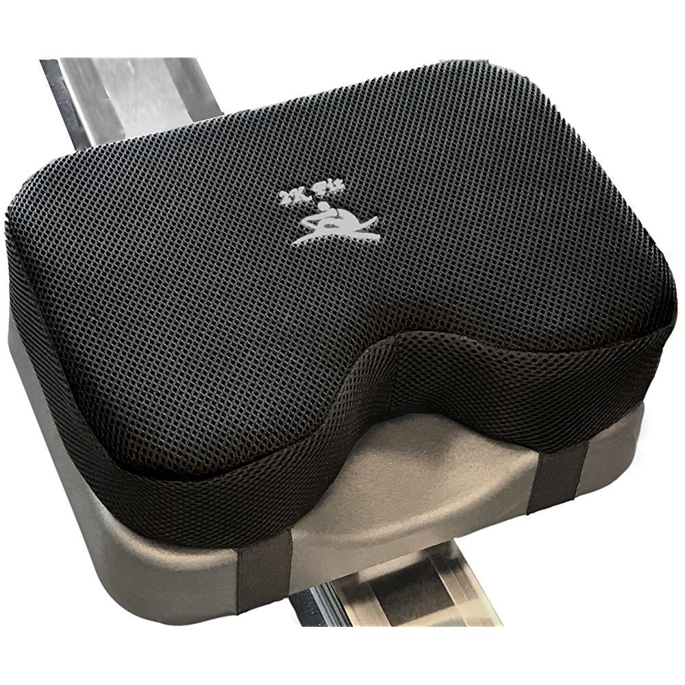 Concept 2 Seat Pad Fit Perfectly On Concept 2 Rowing Machine Row Pad Seat Cushion with Straps Rowing Machine Seat Cushion Recumbent Water Sports Black 