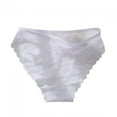 thumbnail image 5 of YYDGH Womens Sexy G String Thongs Lace Cotton Pads Panties Underwear for Women Sheer Mesh Hipster Brief White XXL, 5 of 5