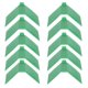 thumbnail image 1 of Lot de 10 petits supports antidérapants en plastique vert pour colombes, perchoirs pour pigeons, cadre pour perchoirs, fournitures pour oiseaux, 1 of 4