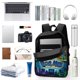 thumbnail image 3 of Hombre Perro-theme Backpack, Campus style schoolbag Bookbag with Adjustable Shoulder Straps And Large Zip Compartment, Unisex Travel Bags., 3 of 6