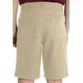 thumbnail image 3 of Real School Uniforms Big Kid 5-Pocket Stretch City Shorts 62012AZ, 8, Khaki, 3 of 6