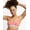 Orange Swirl, variant on Originals Women's Cropped Bralette, Moisture-Wicking Stretch Cotton Honeymoon Pink S