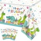 thumbnail image 1 of 3 piezas de mantel de dinosaurio de acuarela para cubierta de mesa de dinosaurio, suministros de fiesta de cumpleaños, decoraciones de 54 x 108 pulgadas JM, 1 of 6