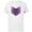 White, variant on Marvel Hawkeye Series Halftone Purple Arrow - Short Sleeve Cotton T-Shirt for Adults - Customized-Natural