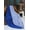 Blue, variant on Handwoven Natural Cotton Throw Blankets (Set of 2) - 50''x60'' All Season