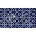 thumbnail image 5 of Drymate Pet Bowl Placemat, Dog & Cat Food Feeding Mat - Absorbent Fabric, Waterproof Backing, Slip-Resistant - Machine Washable/Durable (16” x 28”) (Indigo), 5 of 5
