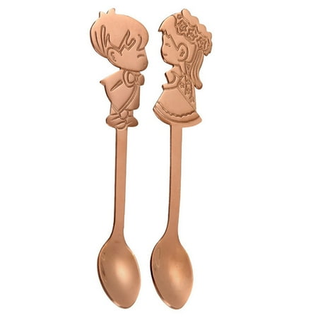 

YYNKM Kitchen Gadgets Colorful Spoon Couples Spoons Flatware Coffee Drinking Tools Kitchen Gadget Home & Kitchen on Clearance Deals