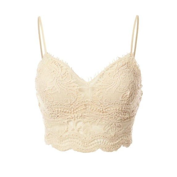 Made by Olivia Women's Crochet Laced Bralette Crop Cami Top