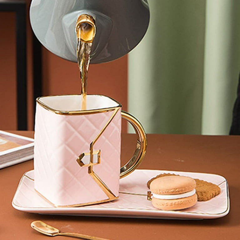 New ceramic handbag shaped coffee cup novel coffee mug bag style