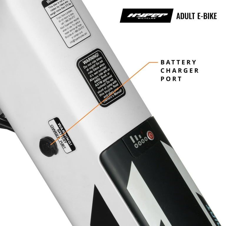 Hyper Bicycles Lightweight 700C E-Ride Electric E-Bike, 250W Hyper Bicycles Lightweight 700C E-Ride Electric E-Bike, 250W