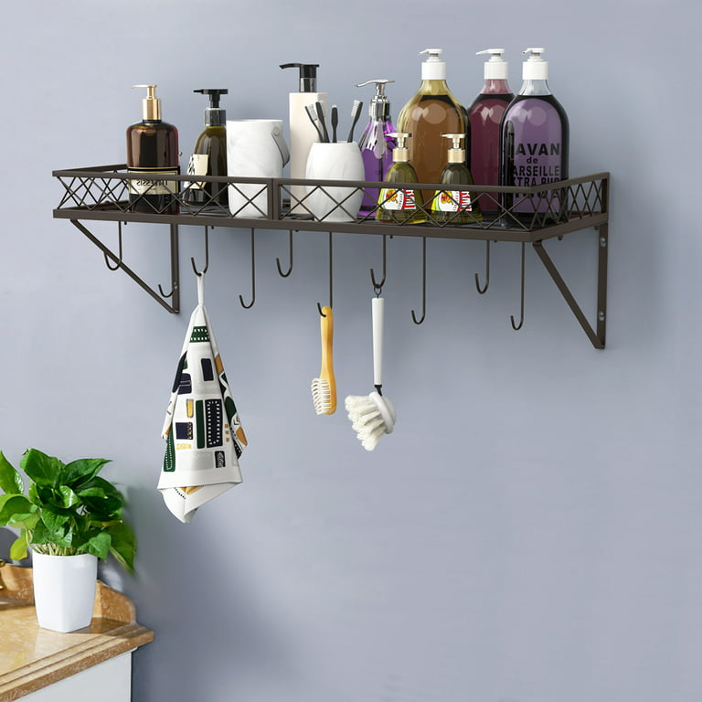 Hanging Pot Holder Pan Hanger Iron Kitchen Rack Cookware Organizer Storage  Shelf