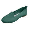 thumbnail image 6 of Pandaie Women's Ballet Flat Shoes Mesh Pointed Toe Flats May Jane Comfortable Slip on Ladies Casual Work Walking Driving Loafers Dark Green Size 8.5, 6 of 7