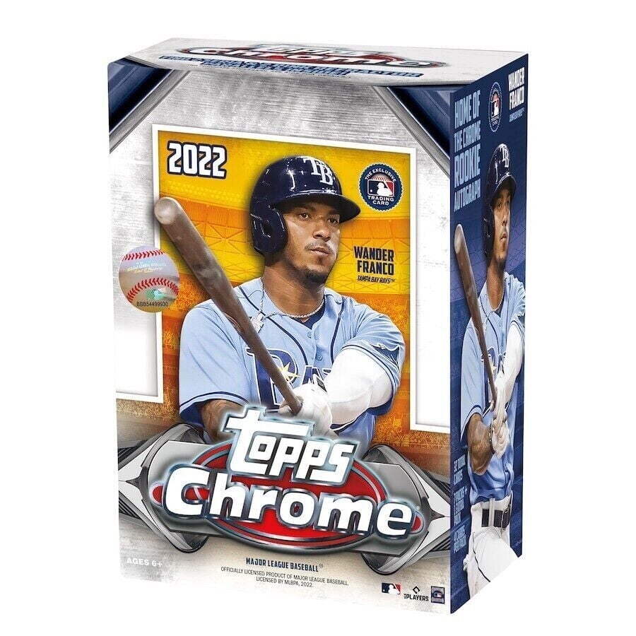 2022 Topps Chrome Baseball Blaster Box - Factory Sealed - Walmart.com