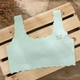 thumbnail image 3 of Generic 2PC Bras for Girls Seamless Cami Bralettes Sports Solid Vest Unpadded Bra, 3 of 4