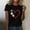 Black, variant on Lilgiuy National Pet Day Dog Paw Love Heart Print T-Shirt for Women 2024 New Solid Color Short Sleeve Dog Mom Graphic Tees Tops Oversized Crewneck Soft Shirts for Camp Travel(Black,M)
