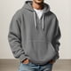 thumbnail image 1 of MHFRRA Sudadera con Capucha y Cremallera Texturizada, con Cremallera Completa y Bolsillos Delanteros para Uso Informal y Actividades Al Aire Libre, Chaqueta Deportiva Ligera y Cómoda Gris claro, 1 of 3
