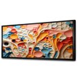 thumbnail image 2 of Designart "Liquid Art Swirls Colorful Abstract Symphony III" Extra Large Abstract Framed Wall Art - Modern Multicolor Abstract Modern Shapes Bedroom Framed Canvas Wall Art, 2 of 6