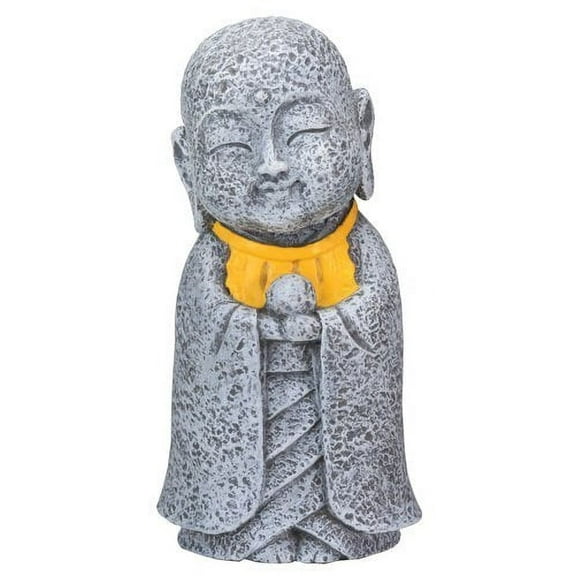 Ksitigarbha Japanese Bodhisattva Jizo with Yellow Bib Buddhism Figurine