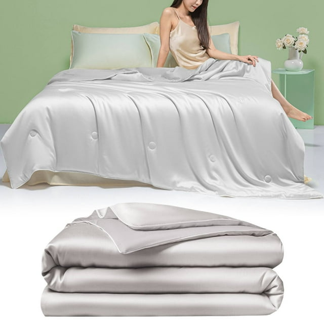 GBAYXJ polyester blanket Comforter Queen Size Blankets For Hot Sleepers And Night Blue Summer Comforter For Queen Size Bed Breathable Soft Lightweight Smooth