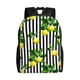 thumbnail image 1 of Balery Lemons on Striped Mochila - Mochila Estilosa y Duradera para Laptop de 15 Pulgadas con Tela Oxford Impermeable, 1 of 8