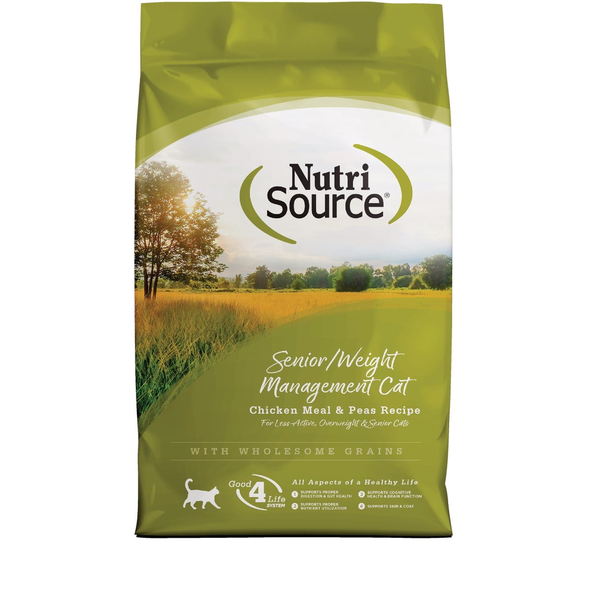 Tuffy'S Pet Food 131549 Nutri Cat Senior Weight Management Chicken/Rice Food, 1.5-Pound