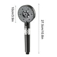 thumbnail image 2 of Mlkoz Home Decor Clearance, Pressurized Shower Head Shower Bar Bath Faucet Water Heater Set Rain Out Water Volume Showerhead, Men Gifts, 2 of 6