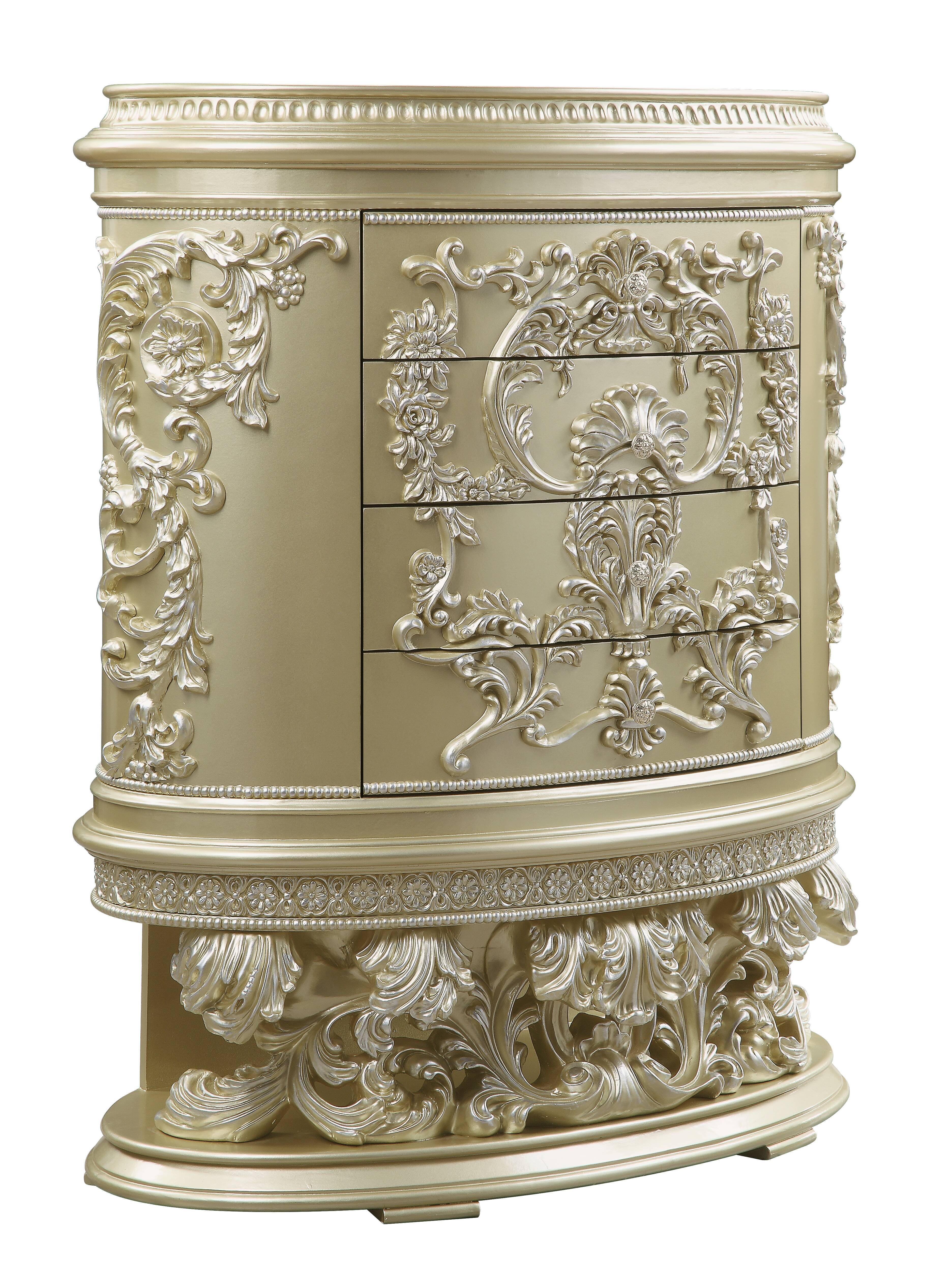 ACME Vatican Chest, Champagne Silver Finish