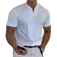 thumbnail image 1 of Conationfirm Camisa para hombre, camisetas ajustadas con cuello en V, camisetas deportivas para entrenamiento de gimnasio, 1 of 7