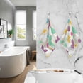 thumbnail image 7 of SKYSONIC Butterfly Cotton Hand Towels Set of 2 Absorbent Bath Towel Decorative Fingertip Towels for Bathroom Gym Spa Hotel Beach,16 x 28 inch, 7 of 7