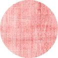 thumbnail image 1 of Ahgly Company Indoor Round Abstract Red Modern Area Rugs, 6' Round, 1 of 4