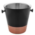 thumbnail image 1 of Sol Living Champagne Bucket - Double Wall Insulated Stainless Steel - Wine & Champagne Holder - Portable Chiller Bin for Bars, Parties, Commercial Use - Copper & Black Matte, 3.6 Qt, 1 of 7