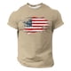 thumbnail image 4 of Camisetas de Manga Larga para Hombres Moda Casual Impresión Sólida Cuello Redondo Camisetas, Camisetas de Algodón de Poliéster Blusa, 4 of 5
