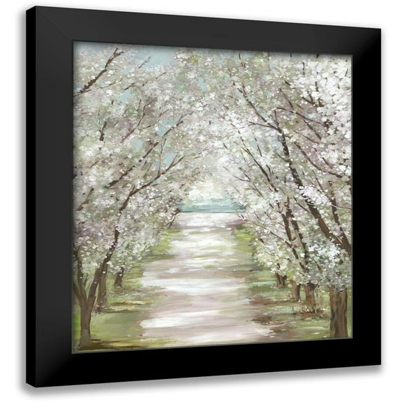 Pearce, Allison 12x13 Black Modern Framed Museum Art Print Titled - Blossom Pathway