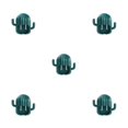 thumbnail image 3 of Naiovety Soporte para cepillos de Ventosa Pared Baño Organizador universal para cepillos de Soporte de drenaje Estilo cactus Estante Type2 NO2 Naiovety CBP211522, 3 of 4