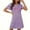 Purple, variant on Zorckvet Womens Heart Print Nightgowns Valentine's Day Sleepshirts Plus Size Short Sleeve Soft Fashion Crewneck Nightshirts for Women