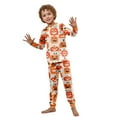 thumbnail image 3 of Onlypjs Halloween Family Matching Pajamas Set Pumpkin and Ghost Print Sleepwear Long Sleeve Fall Holiday Loungewear Outfit, 3 of 7