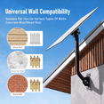 thumbnail image 4 of Starlink Roof Mount for Standard 4/4X/Gen 3/V3 Dish, Adjustable Wall and Roof Mounting Kit with Aluminum Pipe Adapter, Weatherproof Metal Bracket, 4 of 6
