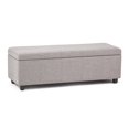 thumbnail image 1 of Simpli Home Banc de Rangement Kingsley en Gris Nuage, 1 of 7