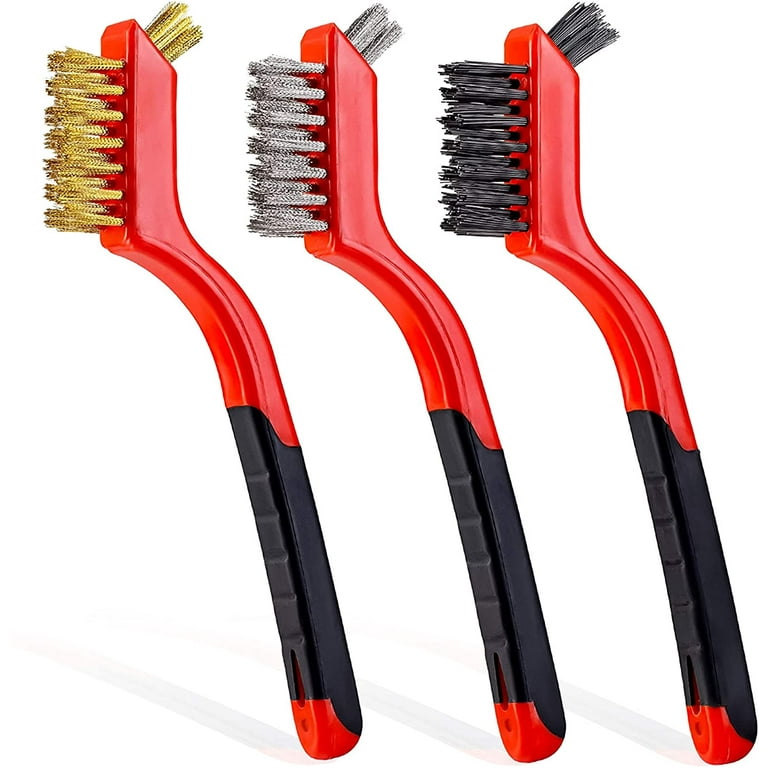 Wire Brush, With Scrubbing Handle