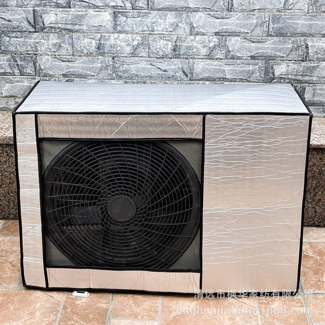 Capucha exterior de aire acondicionado, impermeable, protector solar, aislamiento térmico, papel de aluminio, bota, no lleva aire acondicionado, abrigo de habitación