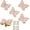 Pink, variant on XIMEI 6-Pack Butterfly Shape Knobs Handle, Gold Cabinet Knobs Decoration Door Handle, Single Hole Pulls for Cabinet/Drawer/Dresser/Kitchen/Wardrobe, Purple