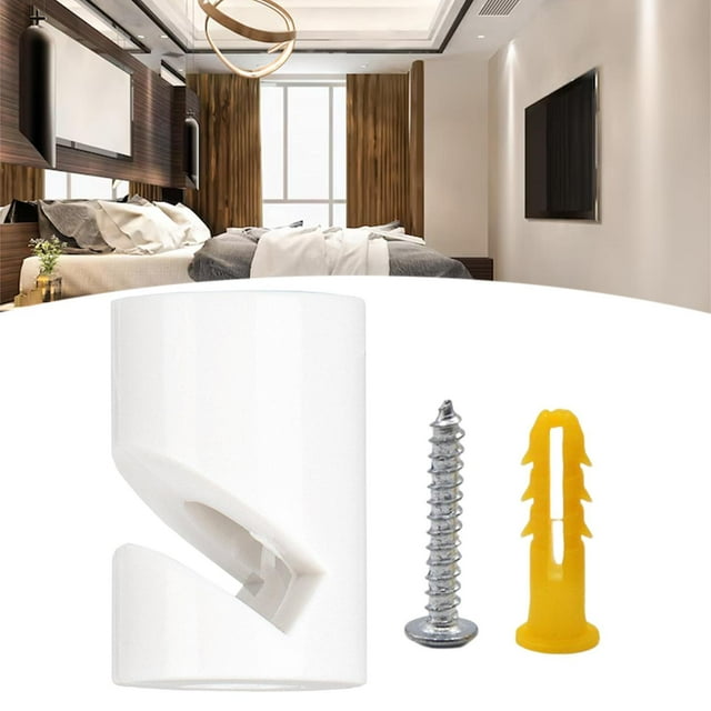 Gancho de techo tipo gancho para cables, fácil instalación, piezas de repuesto, moderno, multiusos, para sujetacables y lámparas colgantes.