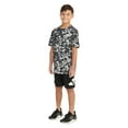 thumbnail image 4 of adidas Boys' Short Sleeve Cotton Camo Print T-Shirt, White and Light Grey XL, 4 of 4