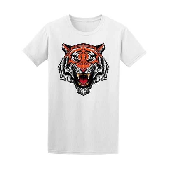 Roaring Angry Tiger Tee Men's -Image by Shutterstock