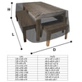 thumbnail image 5 of Rectangular Patio Table Cover Heavy Duty Waterproof Outdoor Furniture Set Cover, 5 of 11
