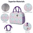 thumbnail image 4 of Womens Pastel Princess Pattern Lunch Box for Work,Insulated Lunch Bag for Women,Loncheras Para Mujer,Leakproof Adult Lunch Bag for Work,Beach,Travel,Picnic,Camping, 4 of 7