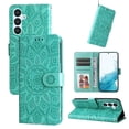 thumbnail image 1 of Funda tipo cartera GANGXUN para Samsung Galaxy A54 5G , diseño girasol, cuero PU, soporte, cierre magnético, tarjetero, 1 of 5