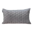 thumbnail image 1 of HomeRoots 402875 Taupe Velours Matelassé Coussin Lombaire, 1 of 1