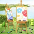 thumbnail image 6 of NUAHRHY 10 Colors Jumbo Markers, 0.59" Felt Tip Large Acrylic Paint Graffiti Markers, Permanent Graffiti Pens for Coloring Gifts, Poster Outdoor Signs Stone Ceramic Canvas Painting, Soft Color, 6 of 9